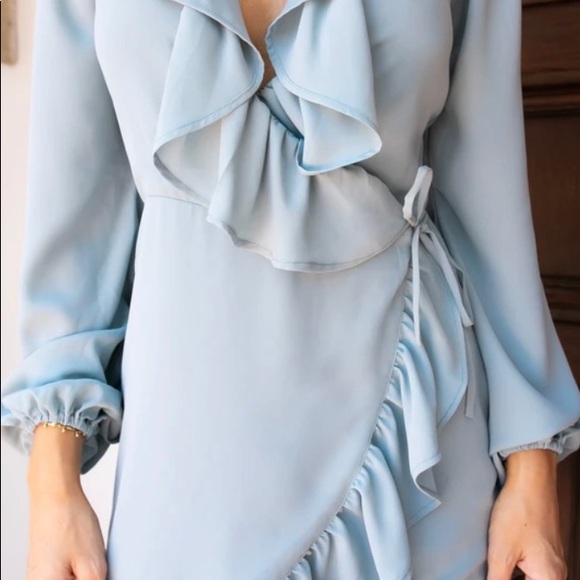 Ruffle sky blue - Picture 5 of 7